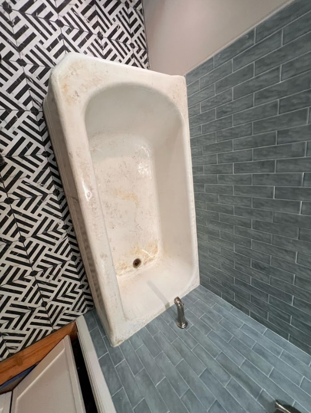 Bathtub reglazing project